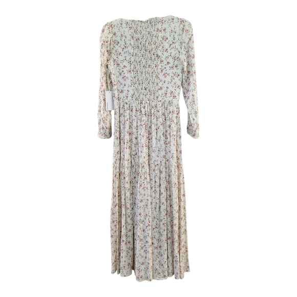 NWT Reformation Floral Chaylyn Long Sleeve Midi Dress - Size 4 - Picture 5 of 11